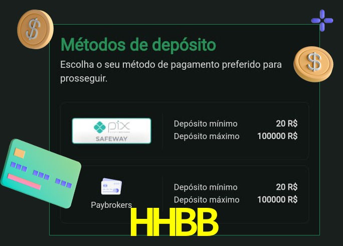 O cassino HHBB oferece uma grande variedade de métodos de pagamento